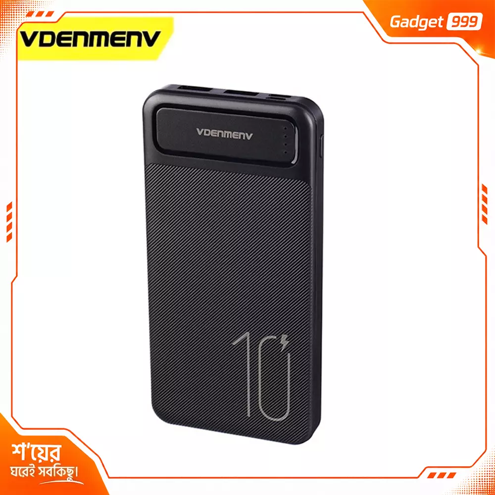 VDENMENV DP09 10000mAh স্মার্ট পাওয়ার ব্যাংক