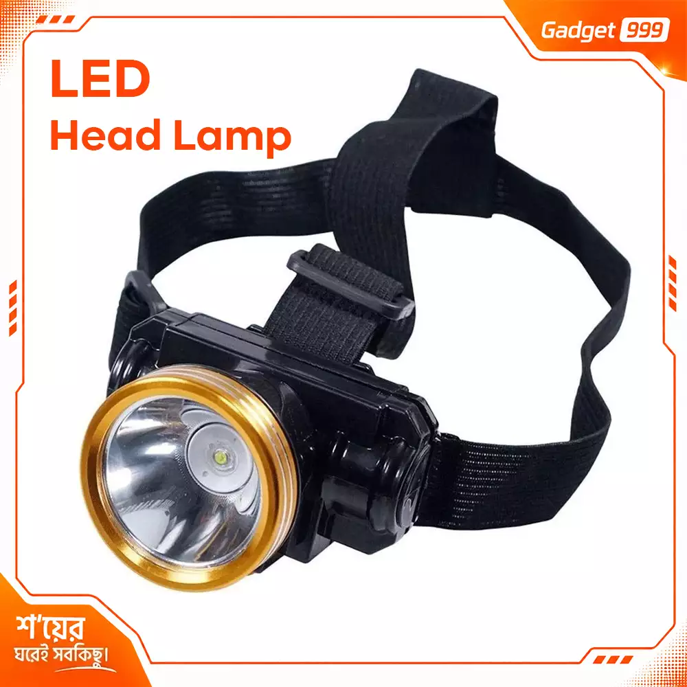 Rechargeable LED Headlamp 2 Light Modes SDGD SD-5217