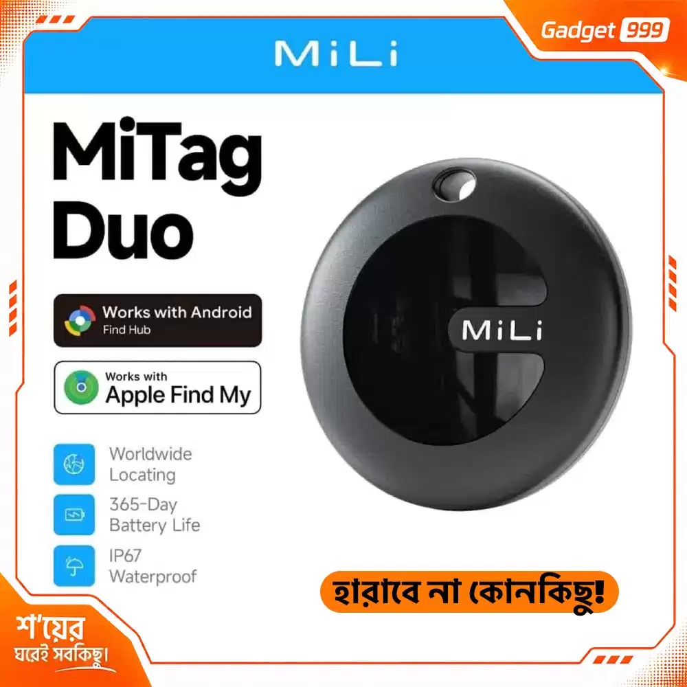 MiLi MiTag Duo Smart Finder – Android & iOS Anti Lost Tracker